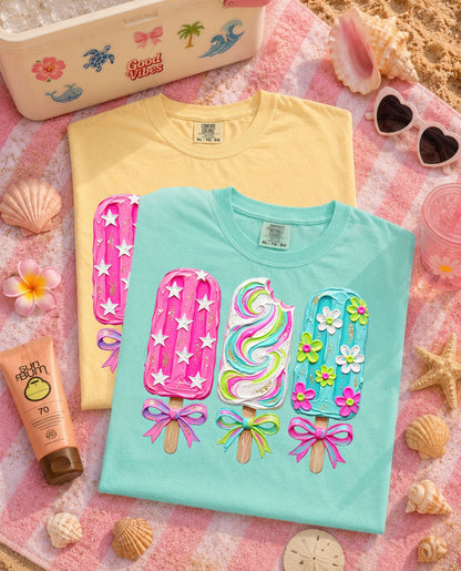 Neon popsicles