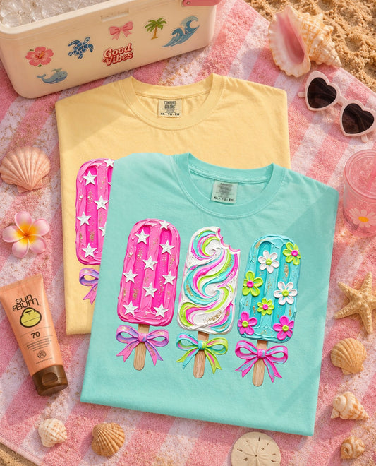 Neon popsicles
